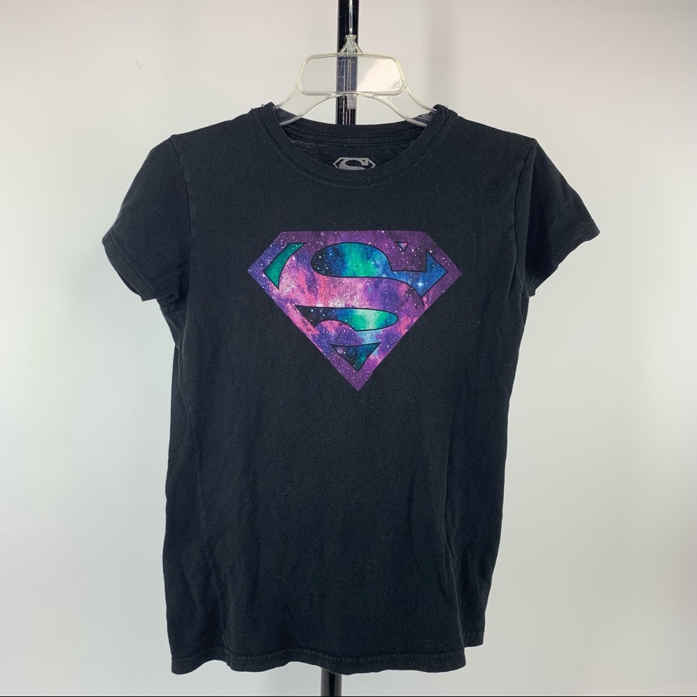 Trevco Superman Iconic DC Comic Galaxy T-Shirt